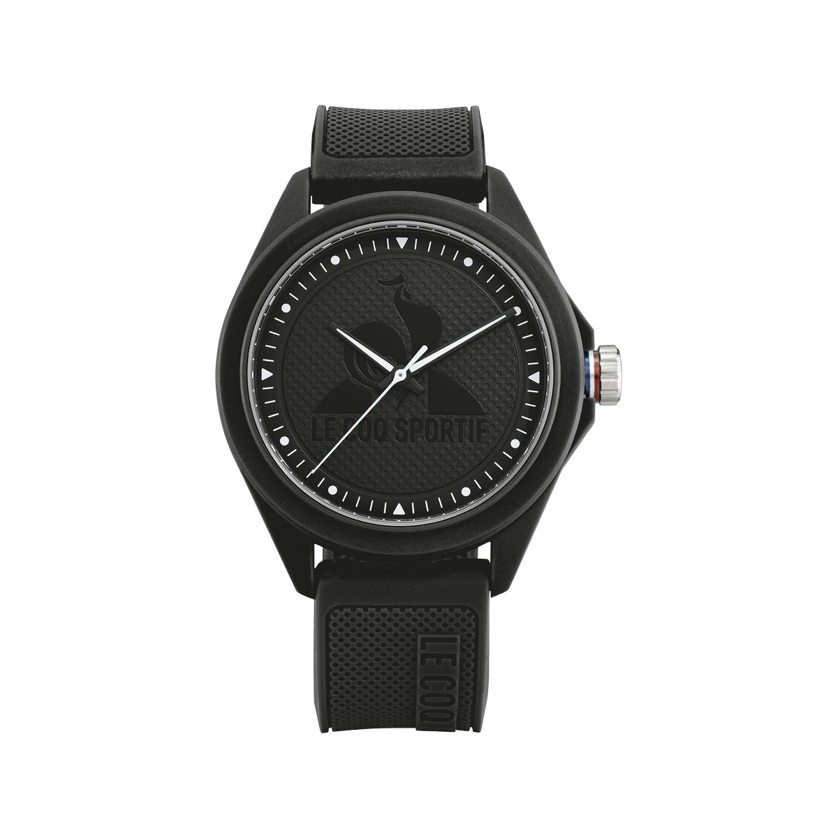 Montre LE COQ SPORTIF monochrome homme bracelet plastique noir