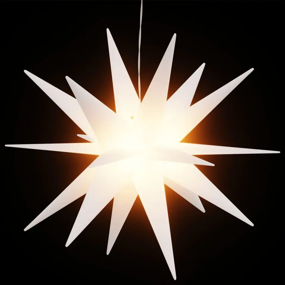 vidaXL - Kerstverlichting - Wit - 100 cm - 3 stuks