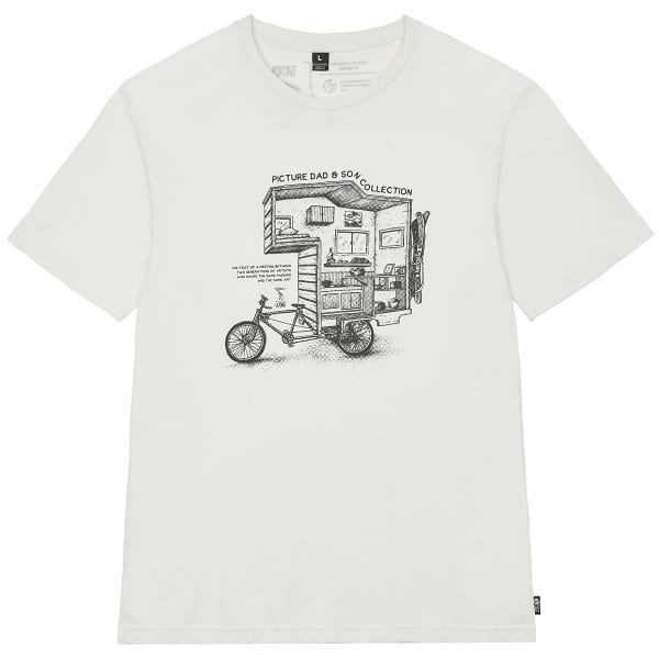 T-shirt PICTURE D&S ONOWAY TEE NATURAL WHITE