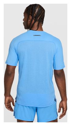 Maillot manches courtes Nike Solar Chase Bleu Homme