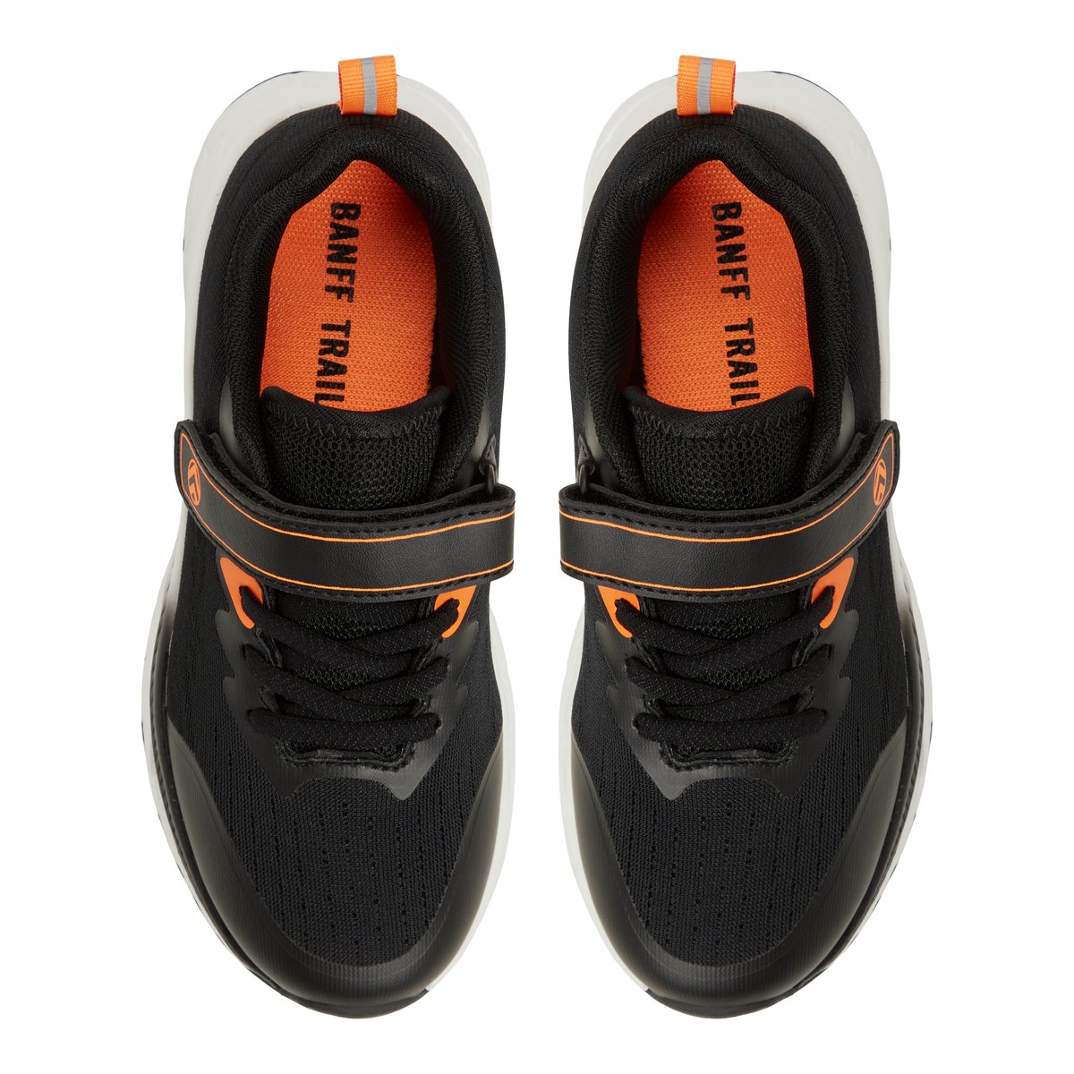 BANFF TRAIL-4squarev-jb-Baskets - Talon plat - Noir