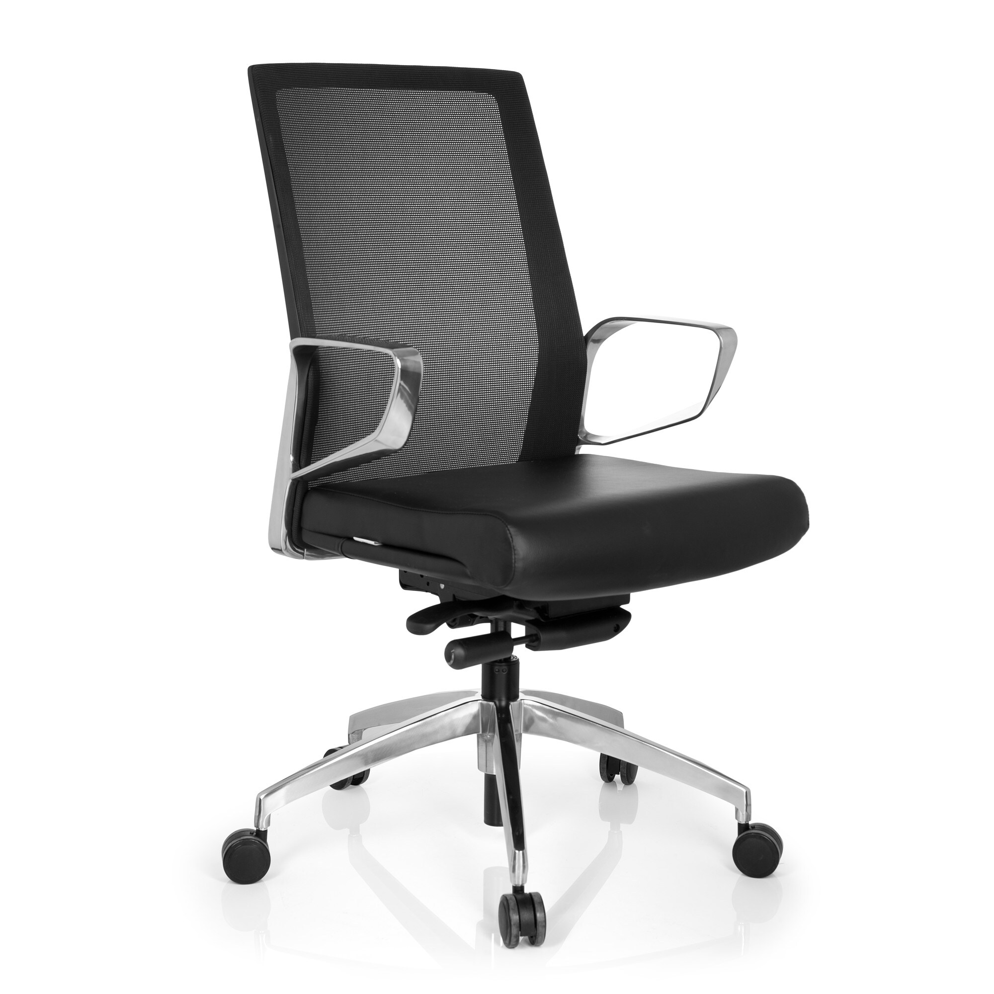 Profi Bürostuhl PROVIDER NET Kunstleder mit Armlehnen hjh OFFICE