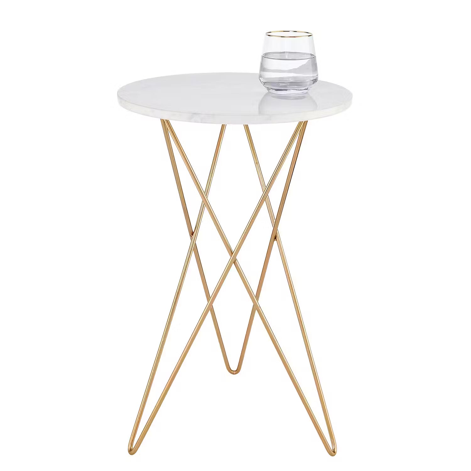 MONROE Beistelltisch Marmor