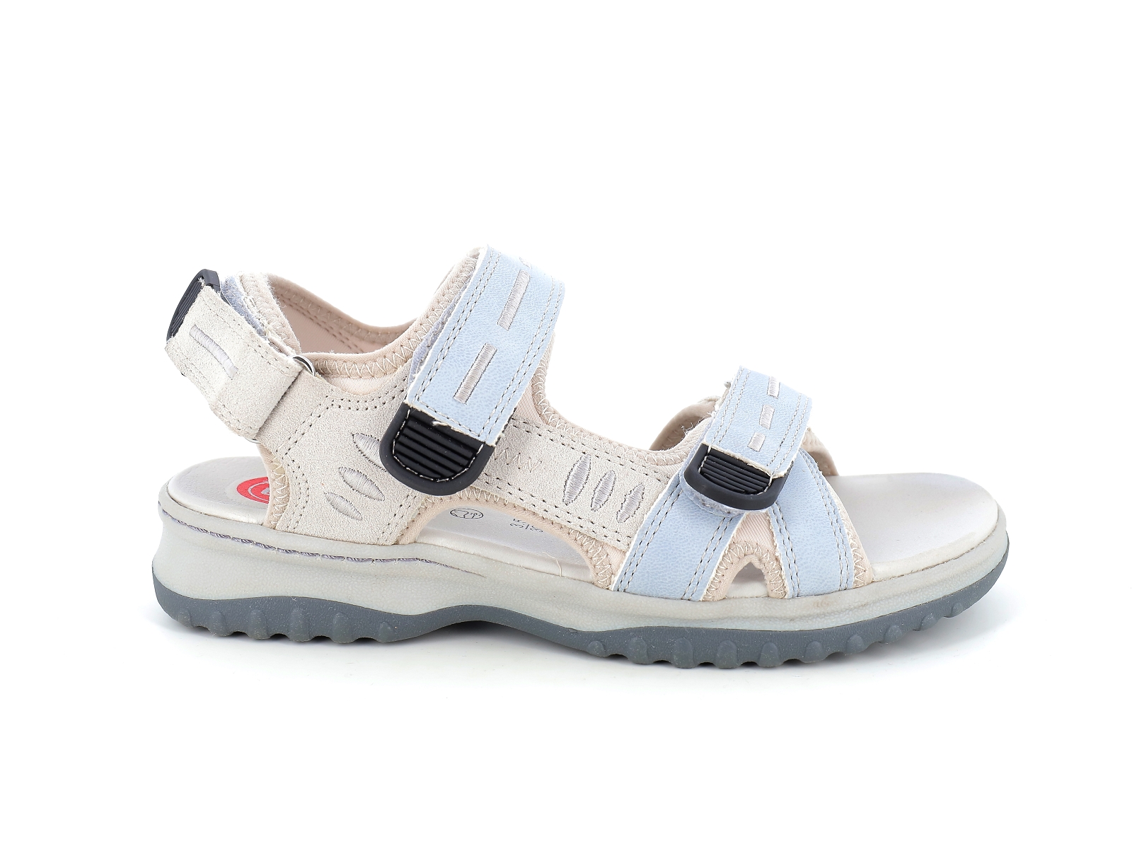 Jana  shoes-28766 Matières combinées Bleu Beige