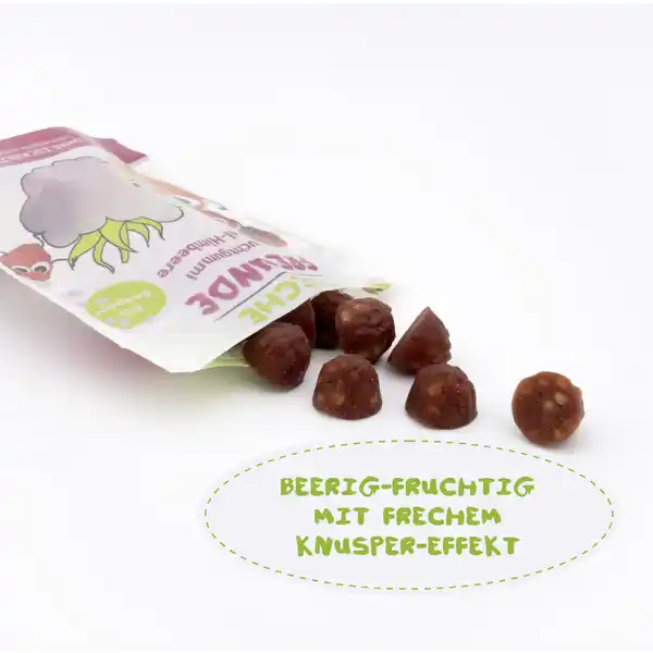 Bio Fruchtgummi Apfel-Himbeere mit Reispops