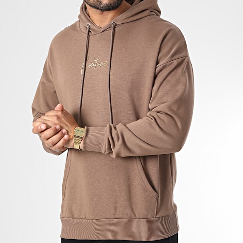 Sweat Capuche LL685 Marron Doré