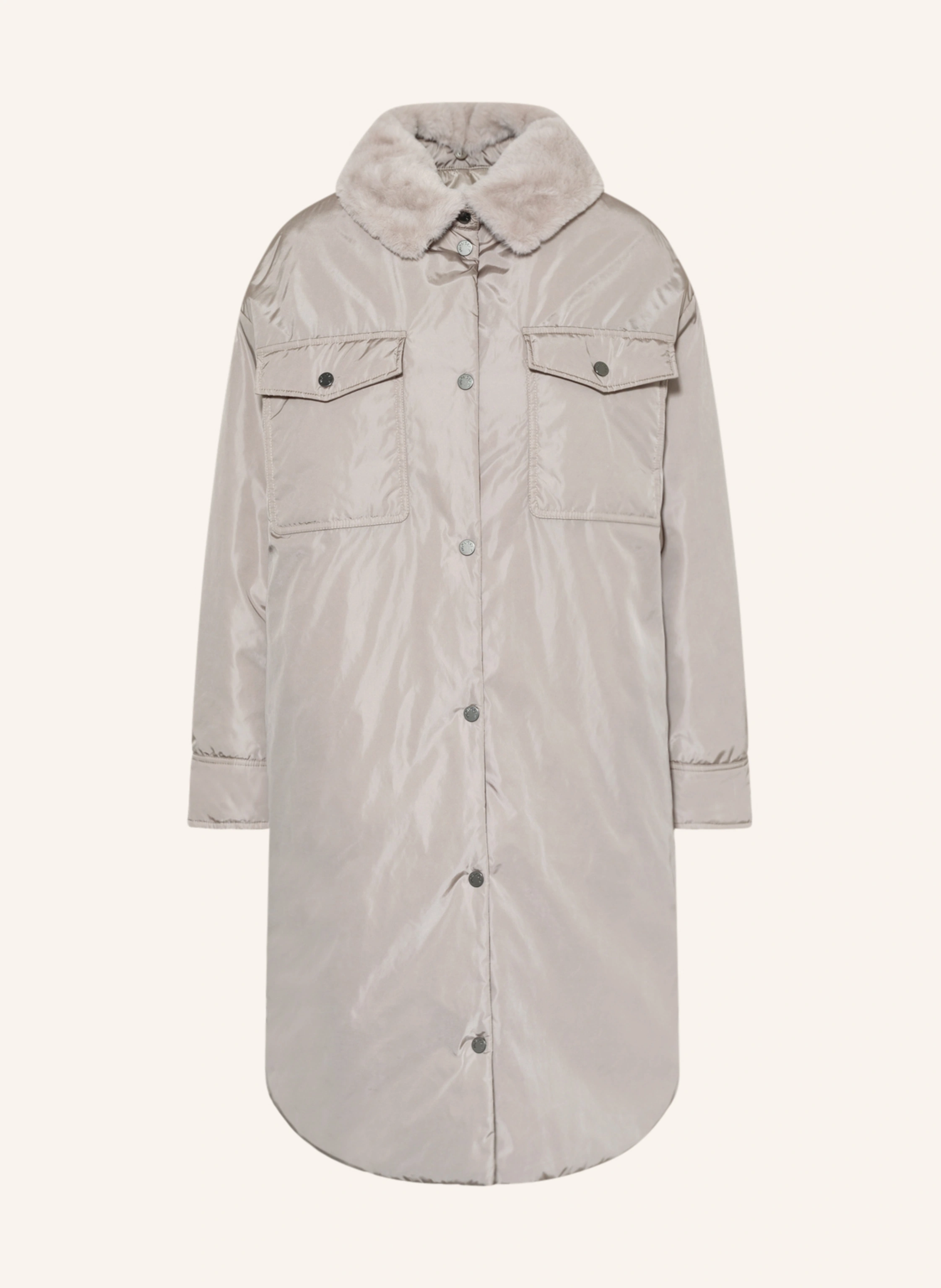 MONCLER Jacke mit Kunstfell