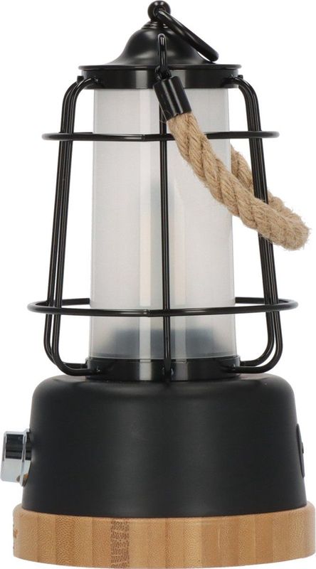 Brennenstuhl - CAL 1 AC - Oplaadbare Campinglamp - Dimbaar - 350lm - IP44 - Bamboevoet
