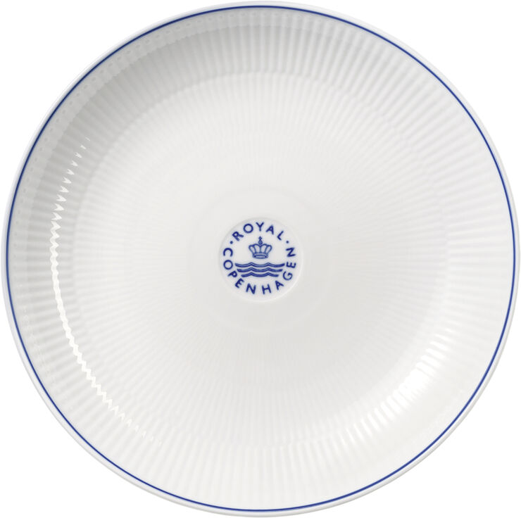 Royal Copenhagen Blueline skål 25 cm Hvid