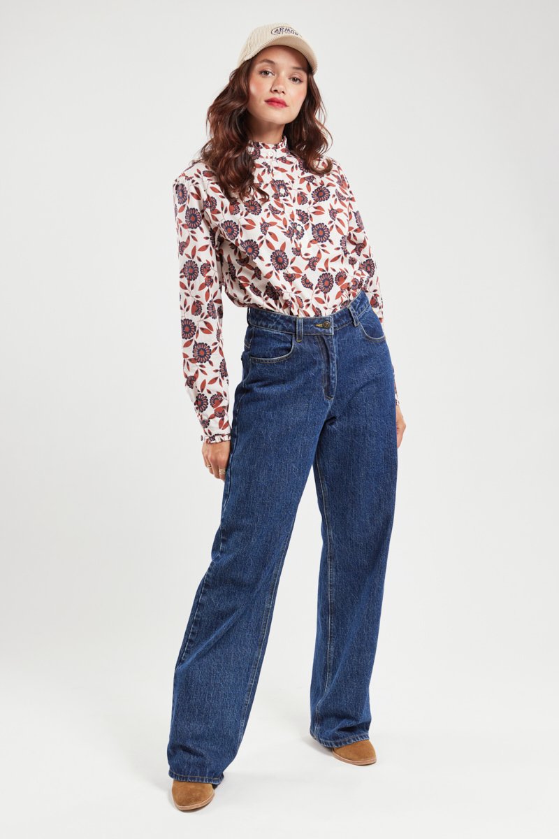 Blouse fleurie