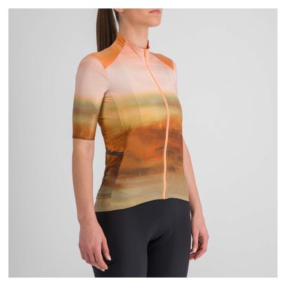 Maillot Manches Courtes Femme Sportful Flow Supergiara Beige