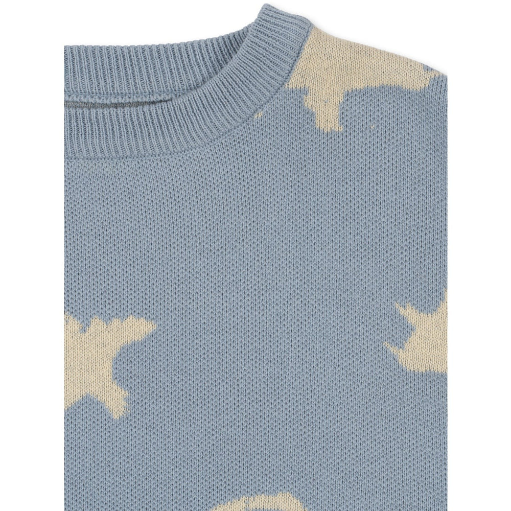 Køb Konges Sløjd Dino Mist Lapis Strik Sweater GOTS