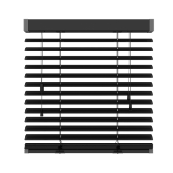 KARWEI aluminium jaloezie 50 mm matzwart (kleurnr. 320) 60x180 cm (bxh)