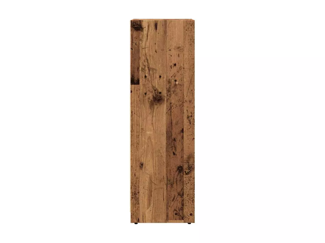 Armoire de salle de bain vieux bois 30x30x95 cm bois ingénierie