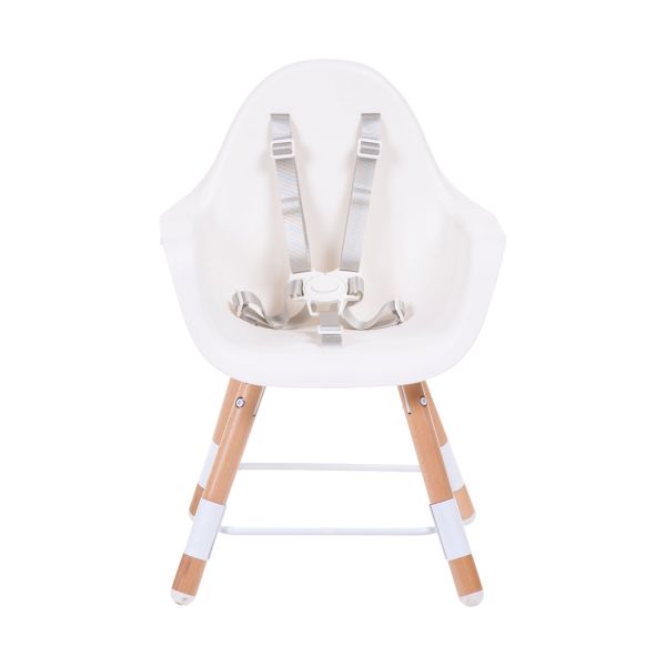 Childhome Evolu 2-in-1 Kinderstoel Naturel / Wit
