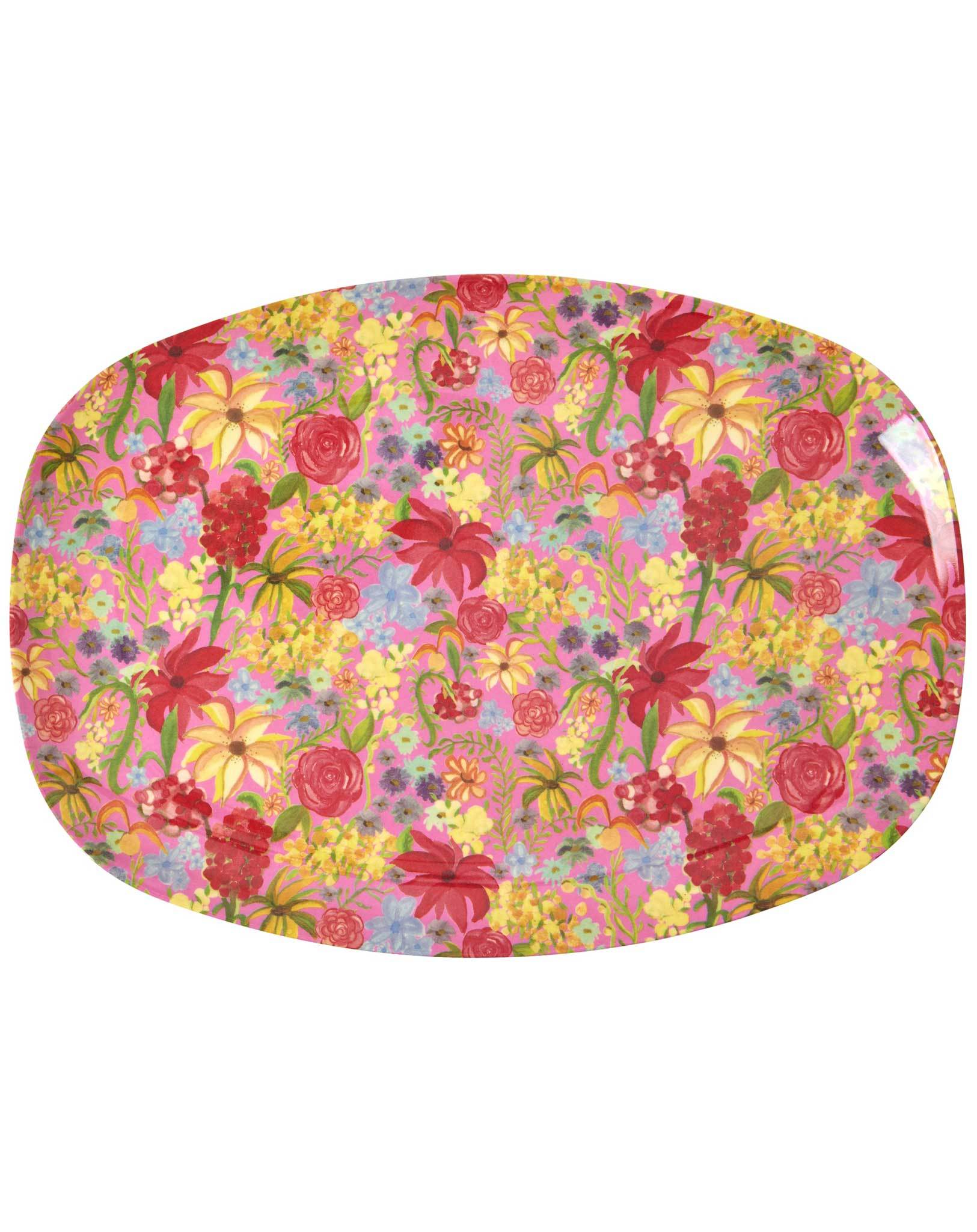 Melamin-Servierteller SWEDISH FLOWER (30x22)