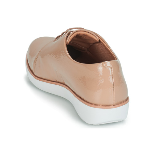 FitFlop - DERBY CRINKLE PATENT - Taupe