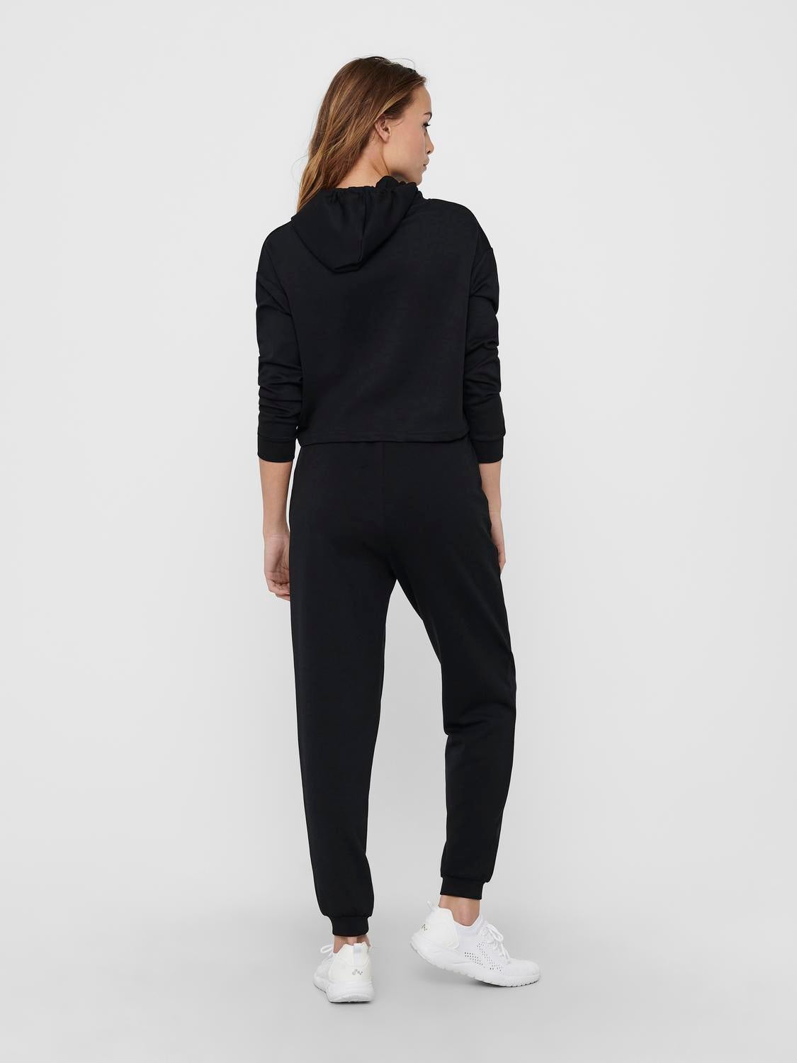 ONPLOUNGE Hohe Taille Normal geschnitten Jogginghose Black