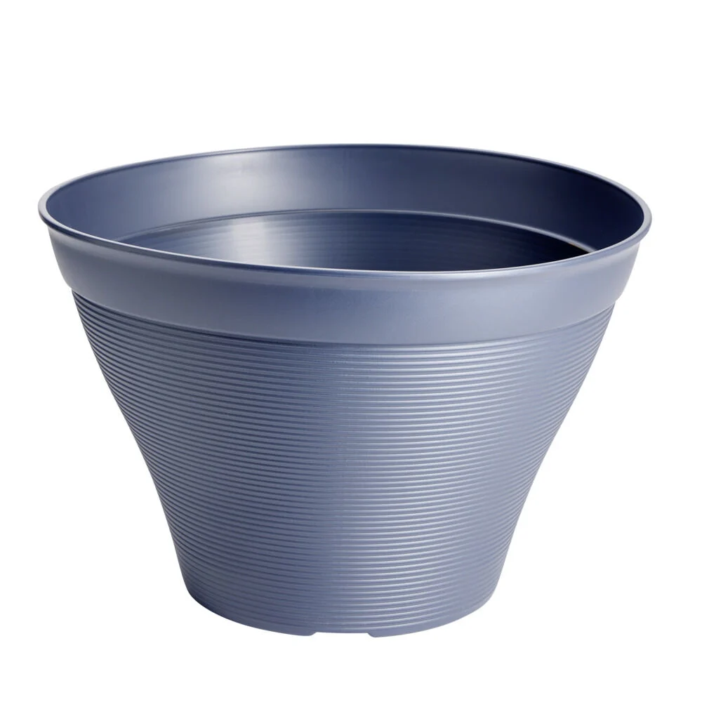 Pot rond pour plante en plastique orange Ø45xH30cm