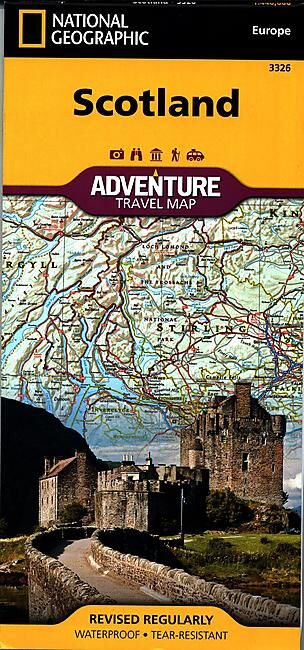 NATIONAL GEOGRAPHIC - 3326 SCOTLAND ECHELLE 1 440 000