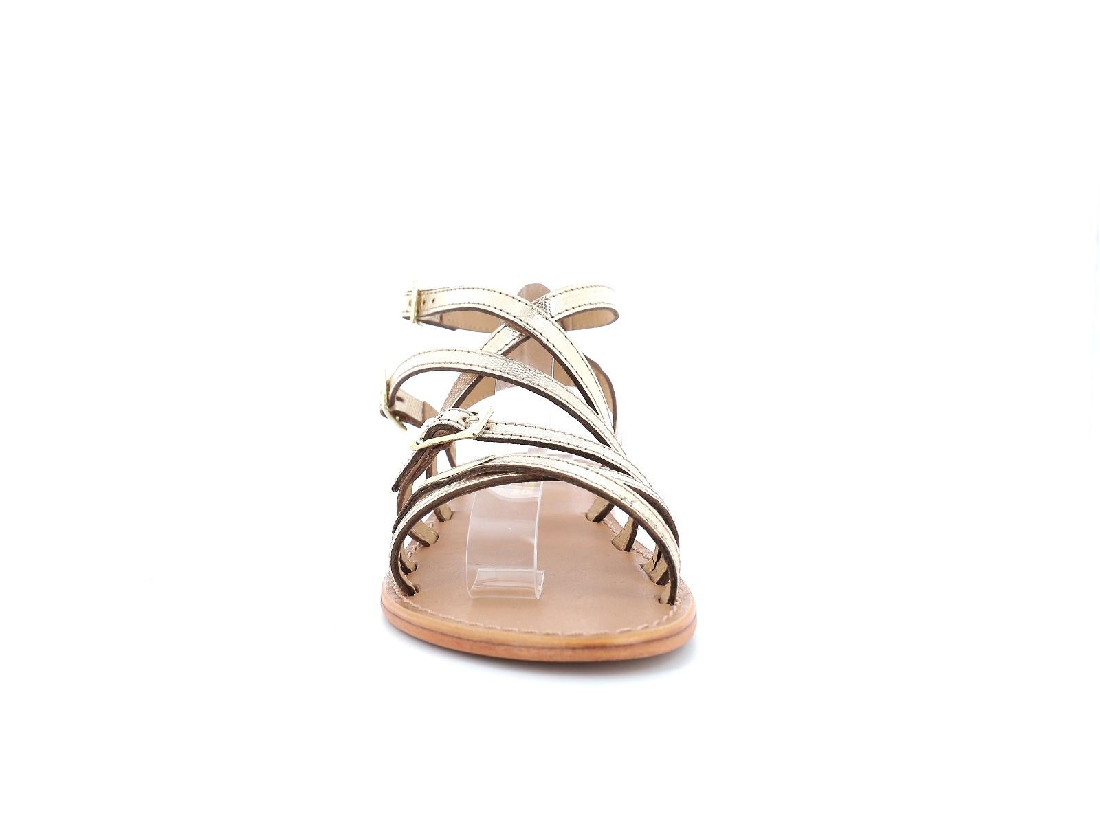 Les tropeziennes-BOUCLE Cuir Or