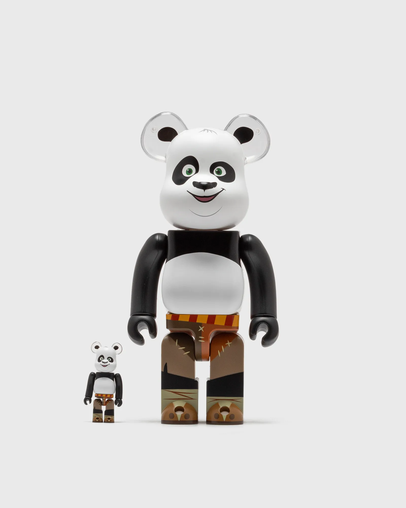 MEDICOM BEARBRICK 100% 400% KUNG FU PANDA PO