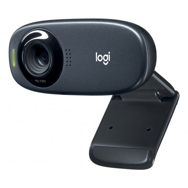 Logitech Webcam C310 (30fps - 720p - Preto)