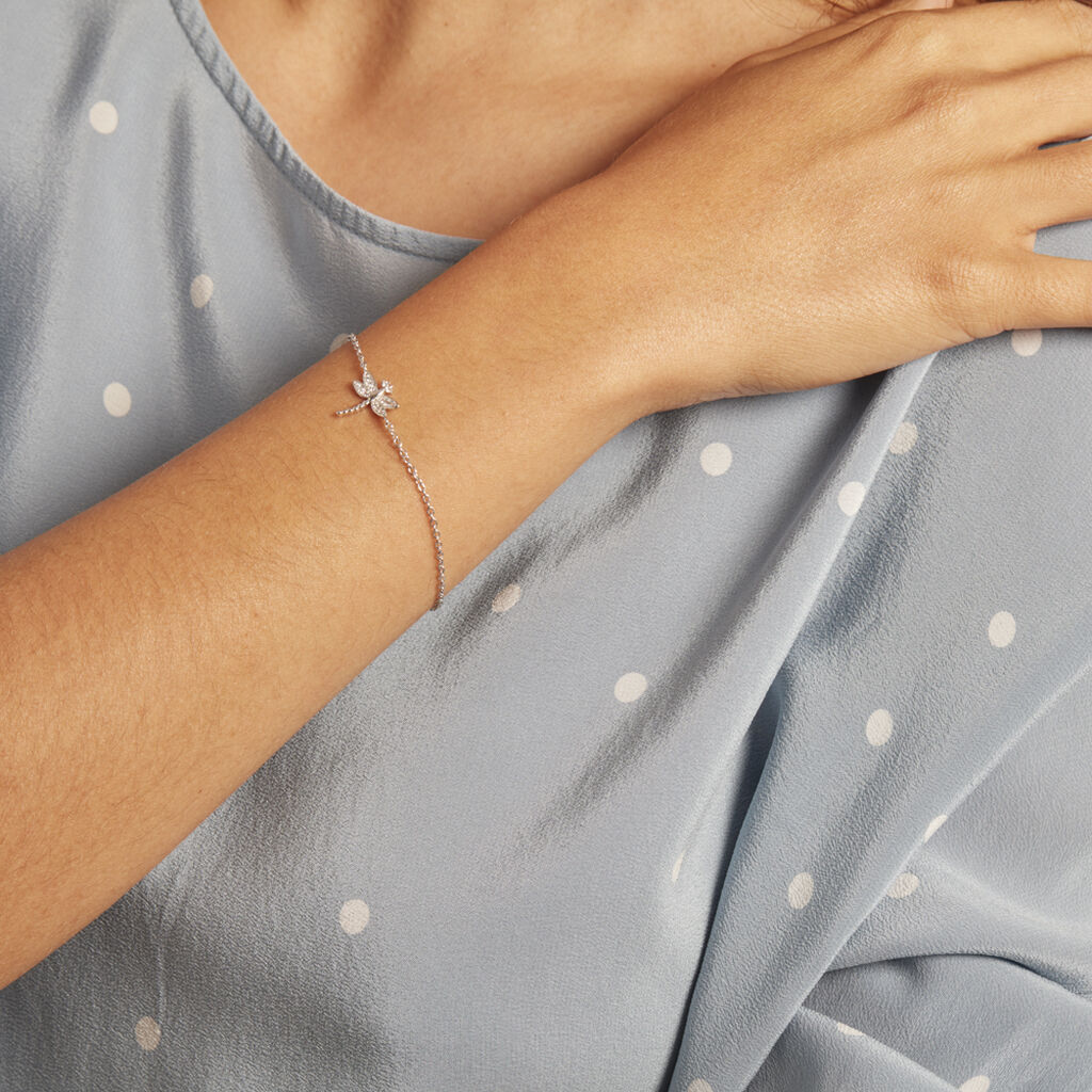 Bracelet Jengen Argent Oxydes De Zirconium