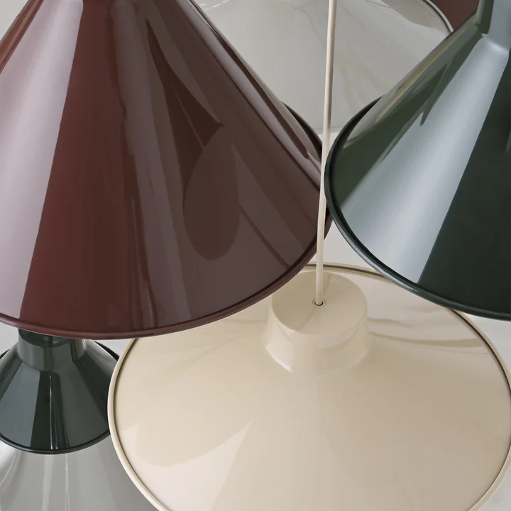 Muuto - Top Pendelleuchte LED, Ø 21 cm, deep red
