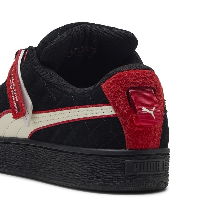 PUMA Scuderia Ferrari Race Suede XL Hero Chaussures - Noir/Blanc/Rouge