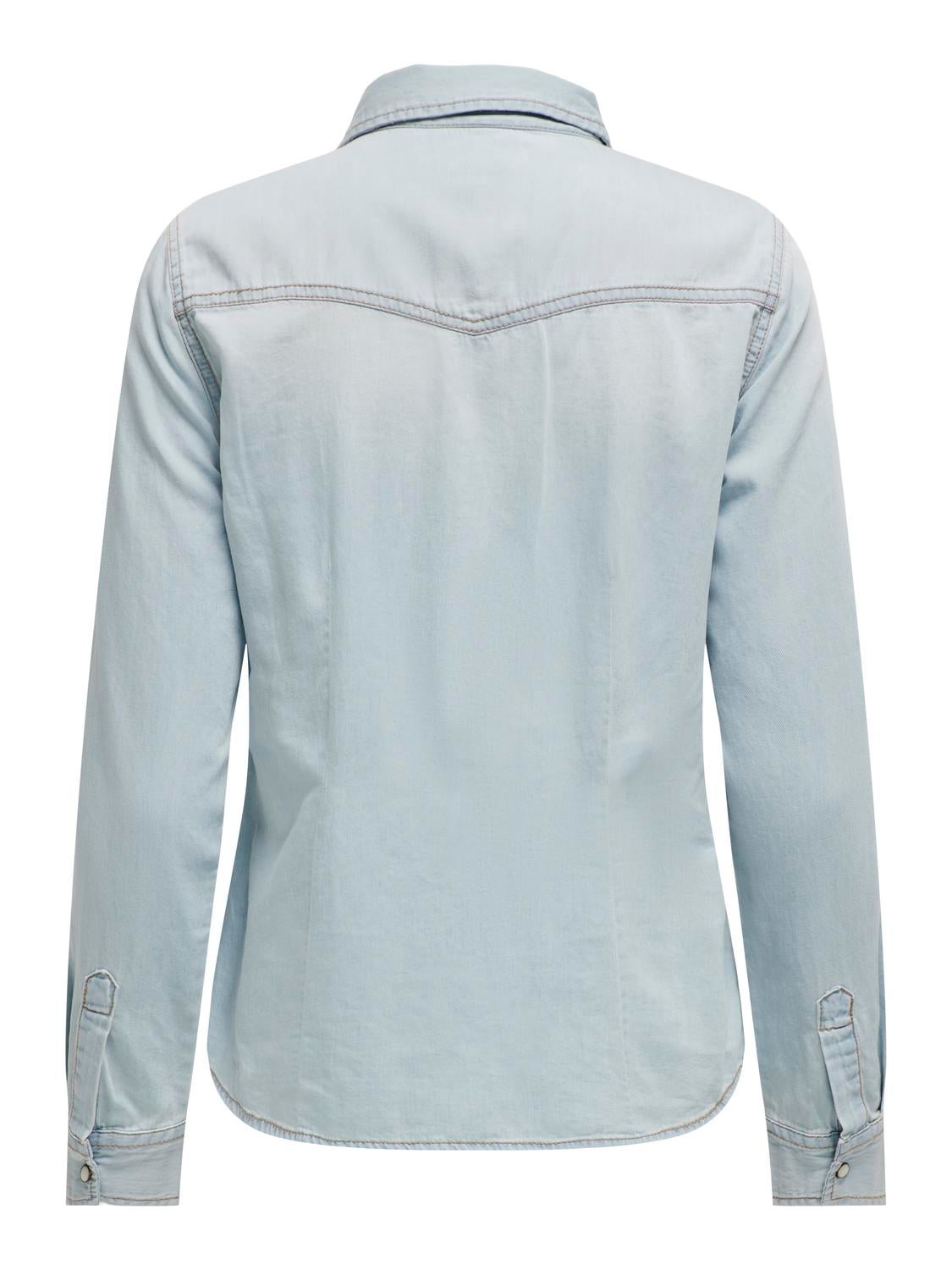 ONLALEXA Jeanshemd Light Blue Denim