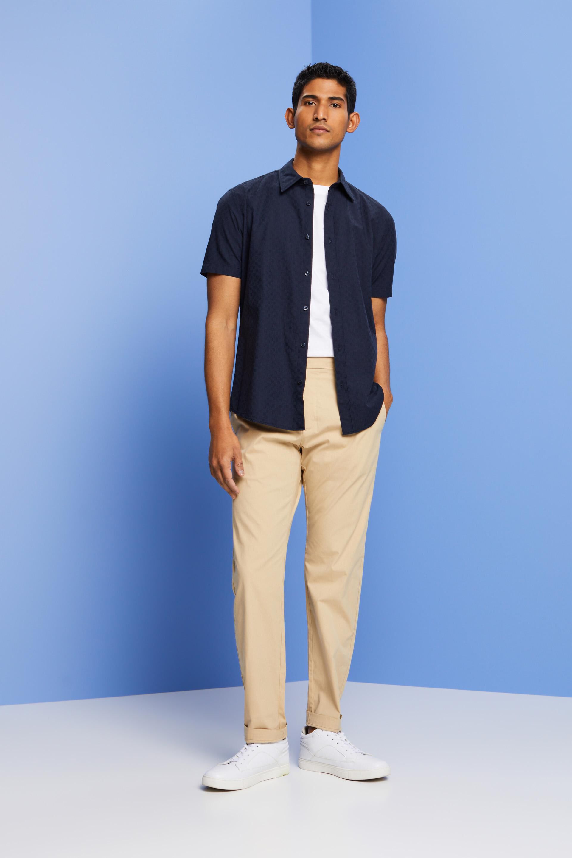Pantalon chino en popeline
