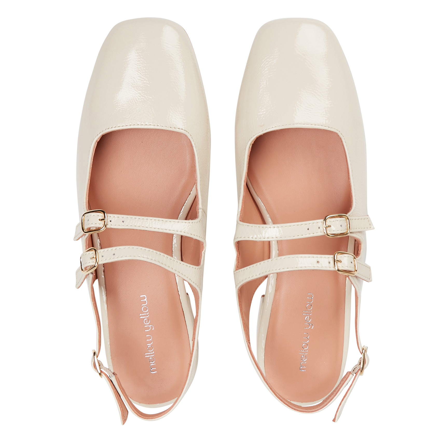DAISY - Babies en cuir vernis | Beige