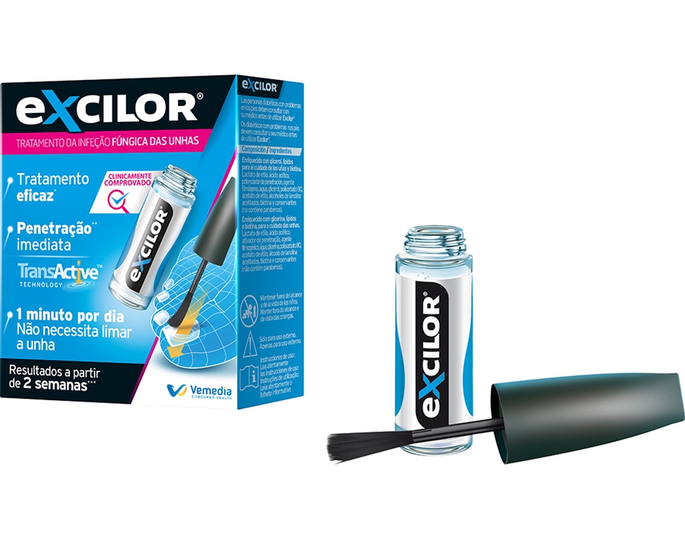 SOLUÇÃO EXCILOR ANTI FUNGICA UNHAS 3.3ML
