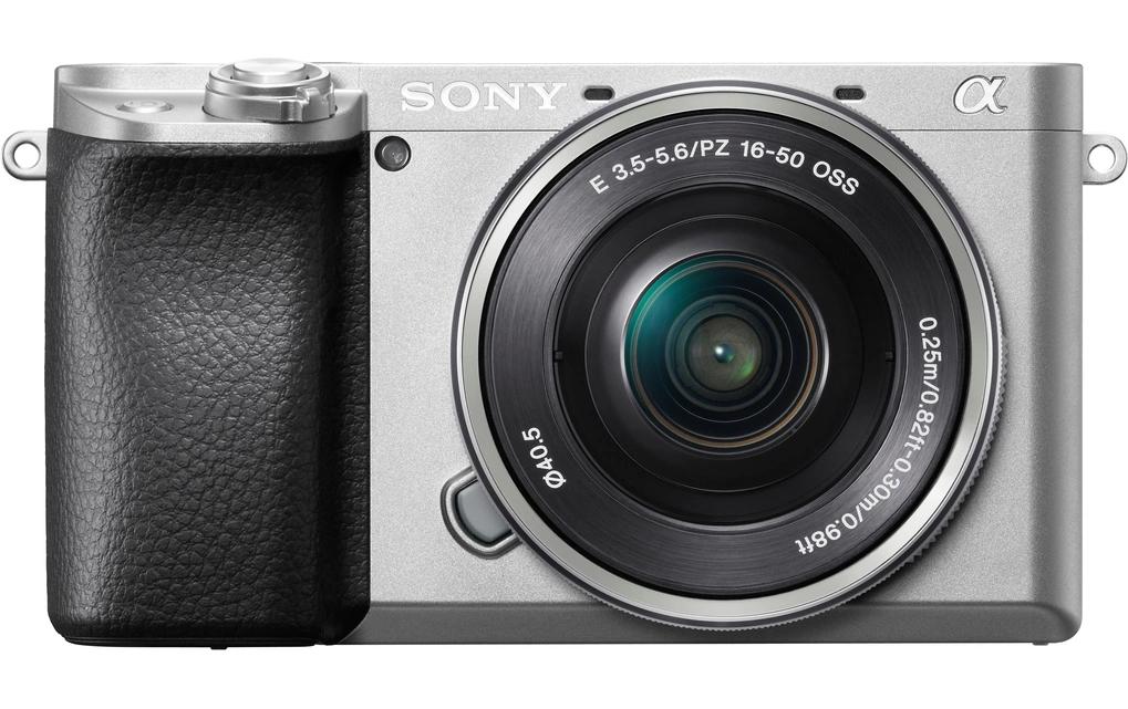 Fotokamera Alpha 6100 Kit 16-50mm Silber<br>APS-C-Kamera mit durchgehendem High-Speed-Tracking und inkludiertem Objektiv