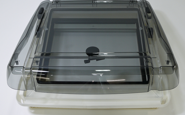 Remis RemiTop Vista Dachhaube 40 x 40 cm Rauchglas