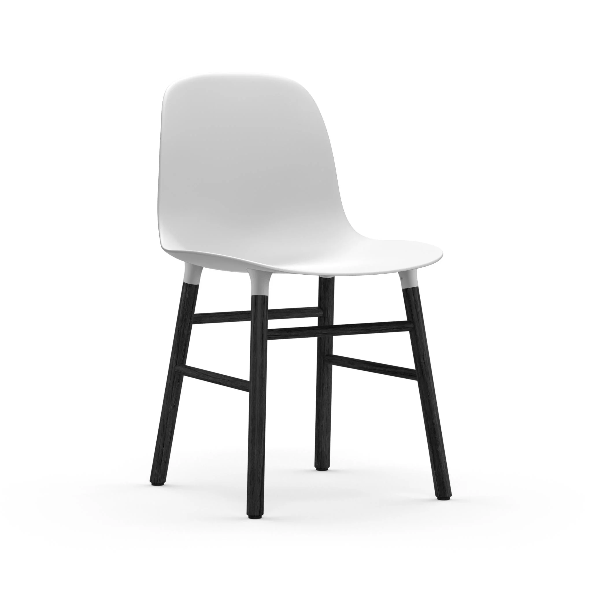 Normann Copenhagen  Form chair, sort/hvid