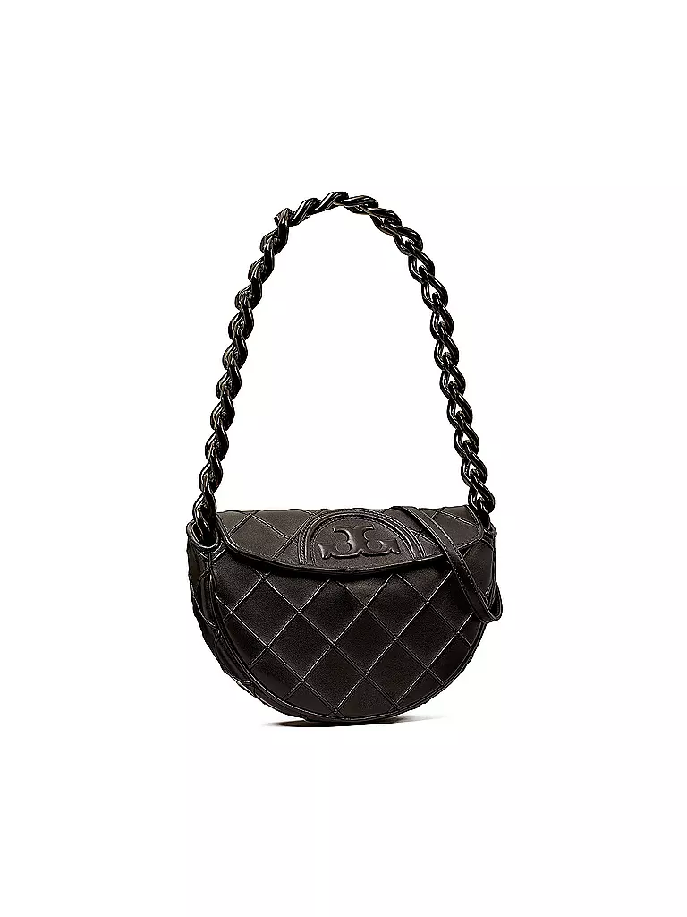 TORY BURCH Ledertasche - Mini Bag FLEMING MINI schwarz