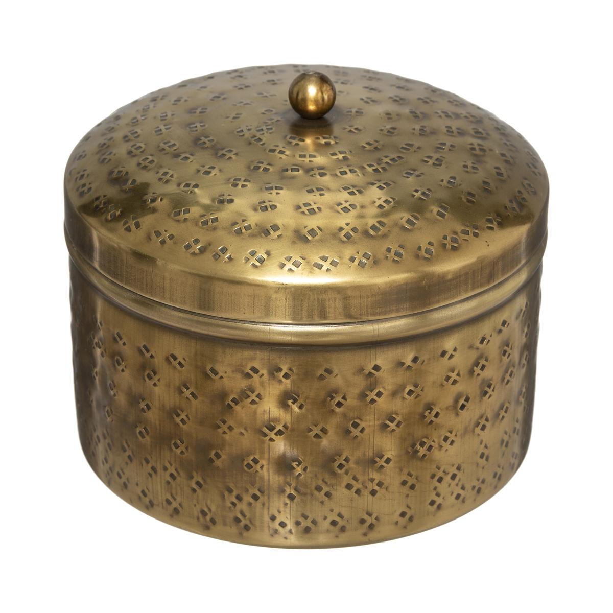 BOITE METAL OASIS D.13X10.5CM