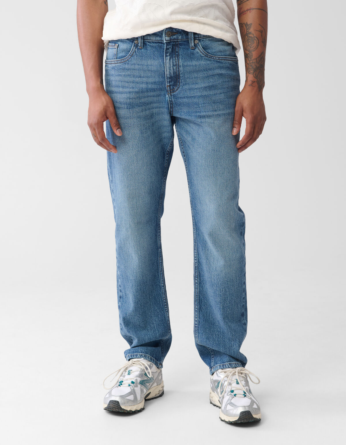 Tapered Fit Jeans Mediumstone L32