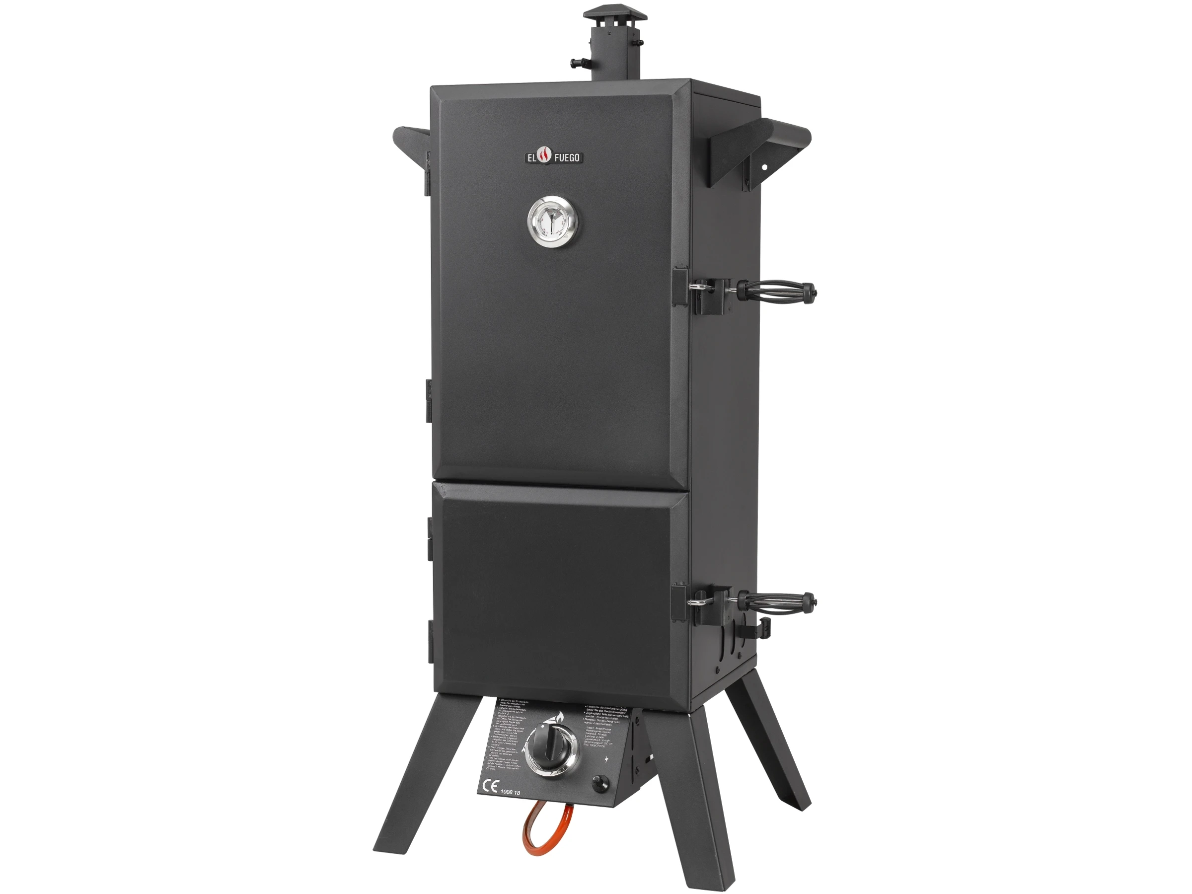 EL Fuego Gasgrill/Smoker Portland XL ca. 64 x 127,5 x 50 cm