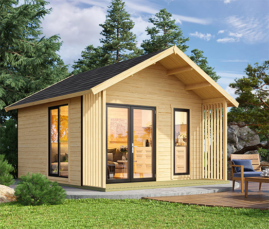 WEKA Design-Gartenhaus »Monza«, 44 mm