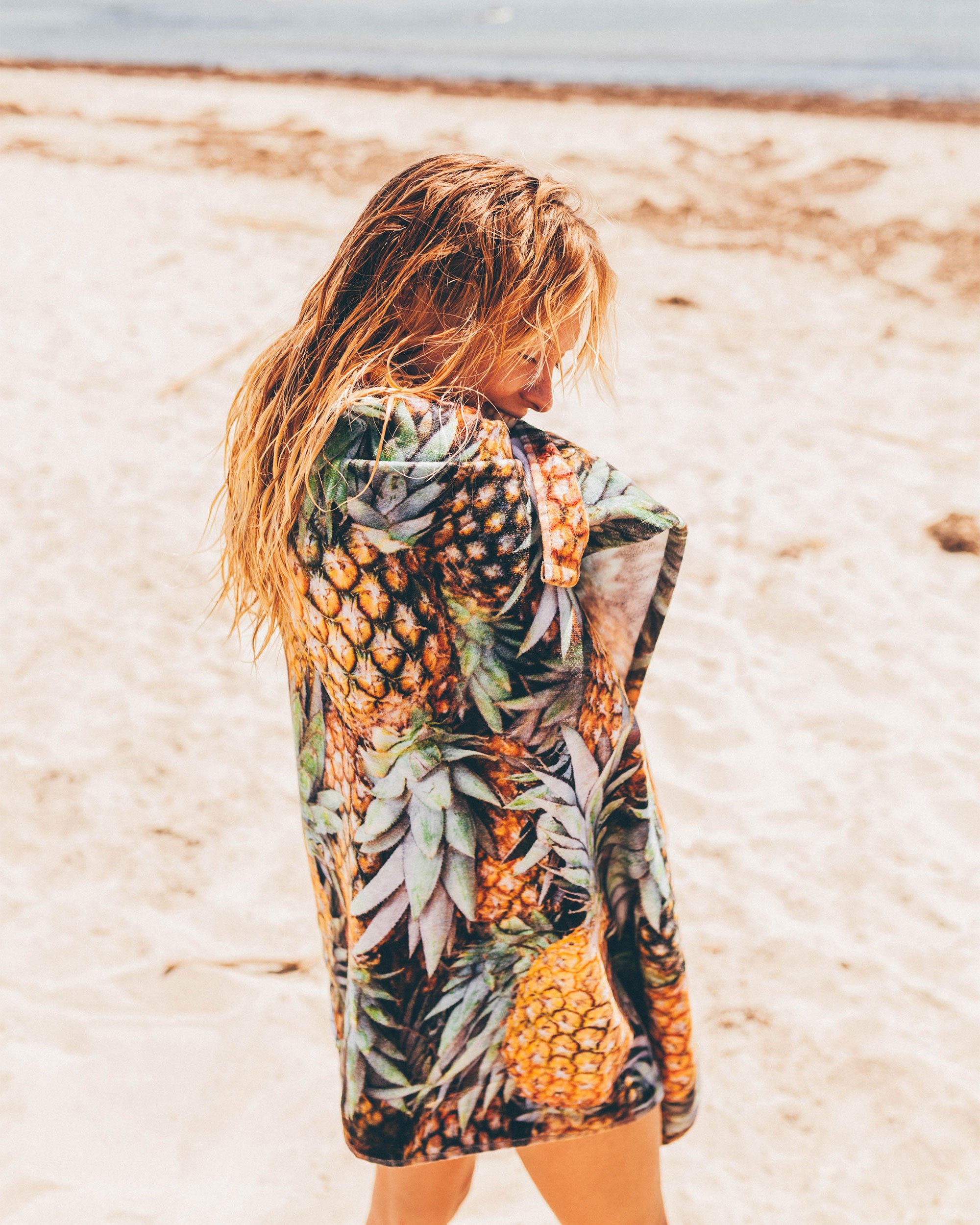 LEUS Serviette de plage - Pineapple Paradise