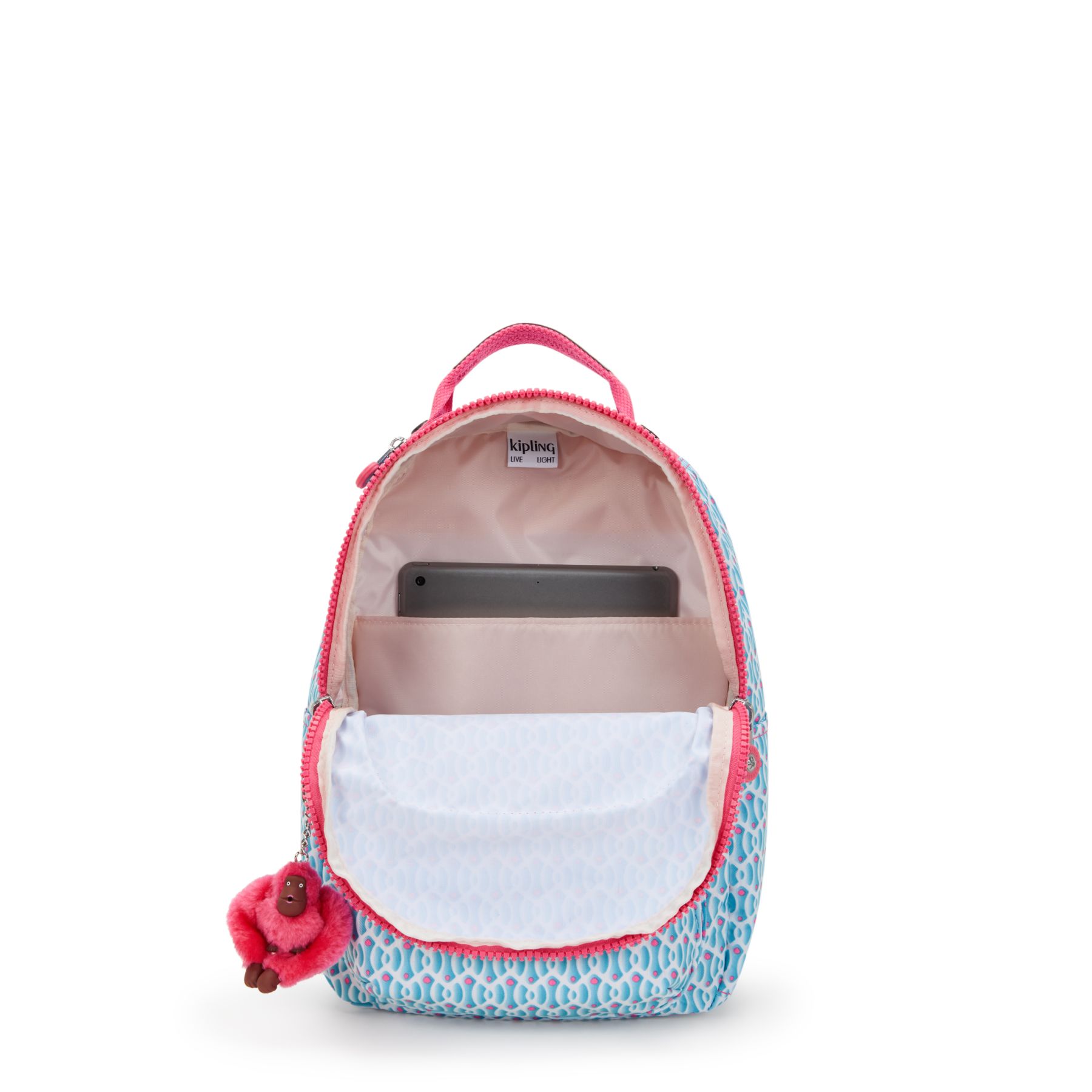 SEOUL S Petit Sac à Dos avec Compartiment pour Tablette - Dreamy Geo Combo