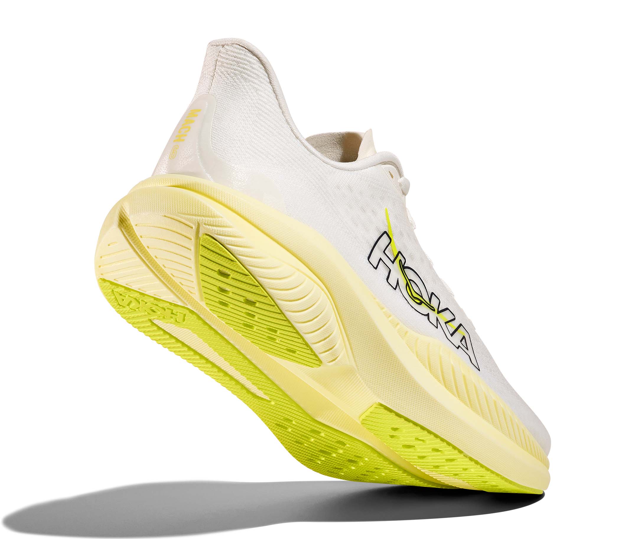 Mach 6 Dame WHN/White/Neon Hoka Citrus