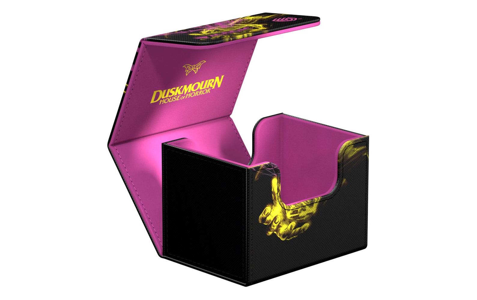 Kartenbox Sidewinder 100+ Xenoskin Duskmourn ZimoneZur Aufbewahrung von Sammelkarten in Standardgrösse