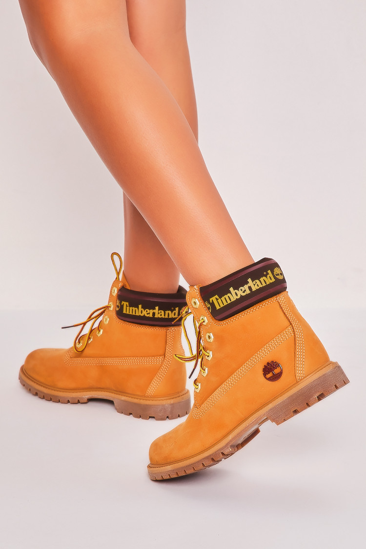 6-Inch Logo Collar Boots jaunes / Timberland