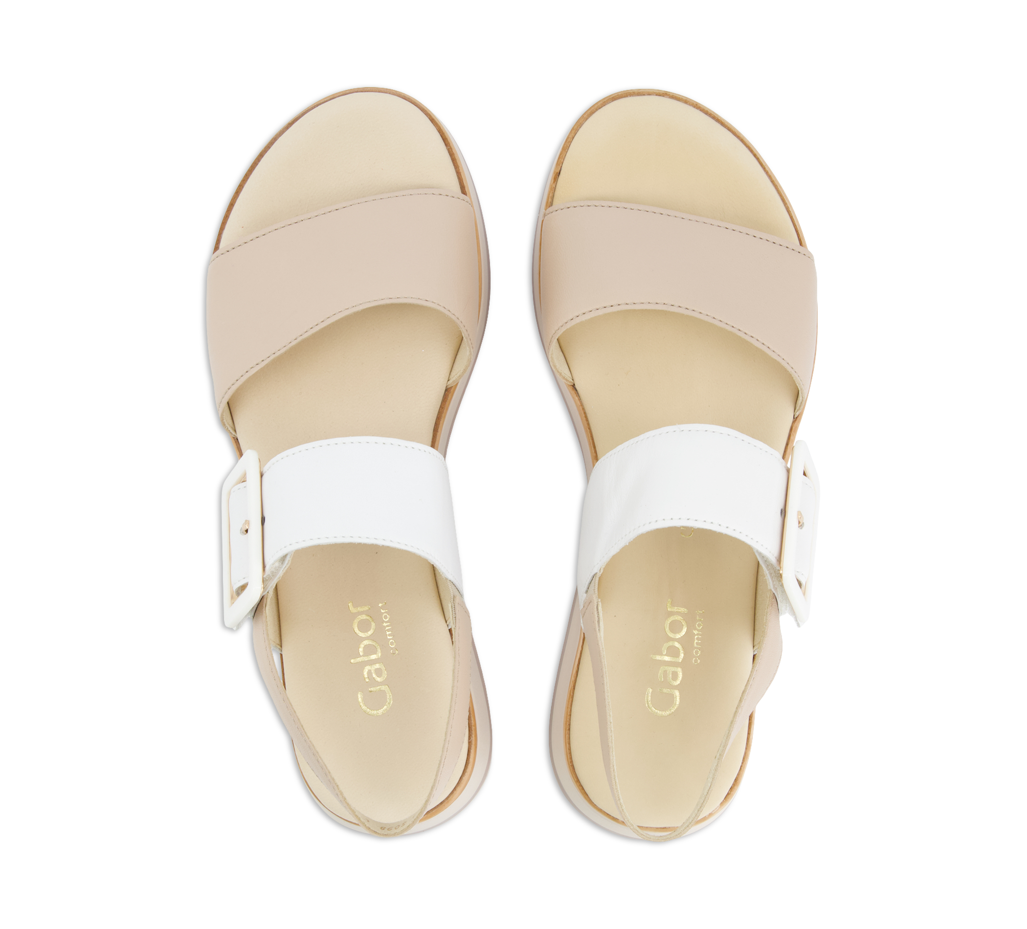 Gabor Riemchensandalen weiss