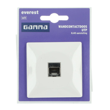 GAMMA Everest Stopcontact UTP Wit