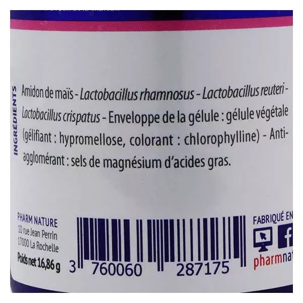Pharm Nature Micronutrition Flore Intime 30 gélules